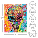AQUARIUS - Dean Russo Alien 500 Piece Jigsaw Puzzle AQUARIUS