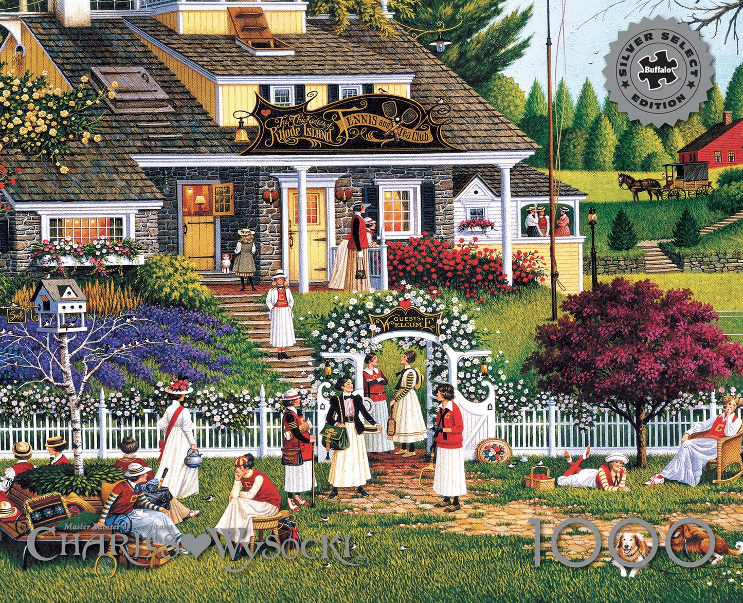 Buffalo Games - Silver Select - Charles Wysocki - Charles Wysocki - Love - 1000 Piece Jigsaw Puzzle for Adults - Challenging Puzzle Perfect for Game Night - Finished Size is 26.75 x 19.75