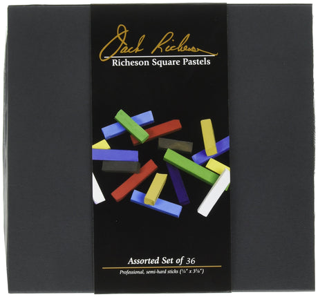 Jack Richeson 427336 Signature Assorted Hard Square Pastels (Set of 36) Jack Richeson