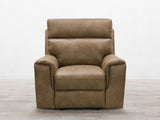 Abbyson Living Lawrence Fabric Recliner - Traditional Design, Upholstered, High Density Foam, Dark Brown Abbyson Living