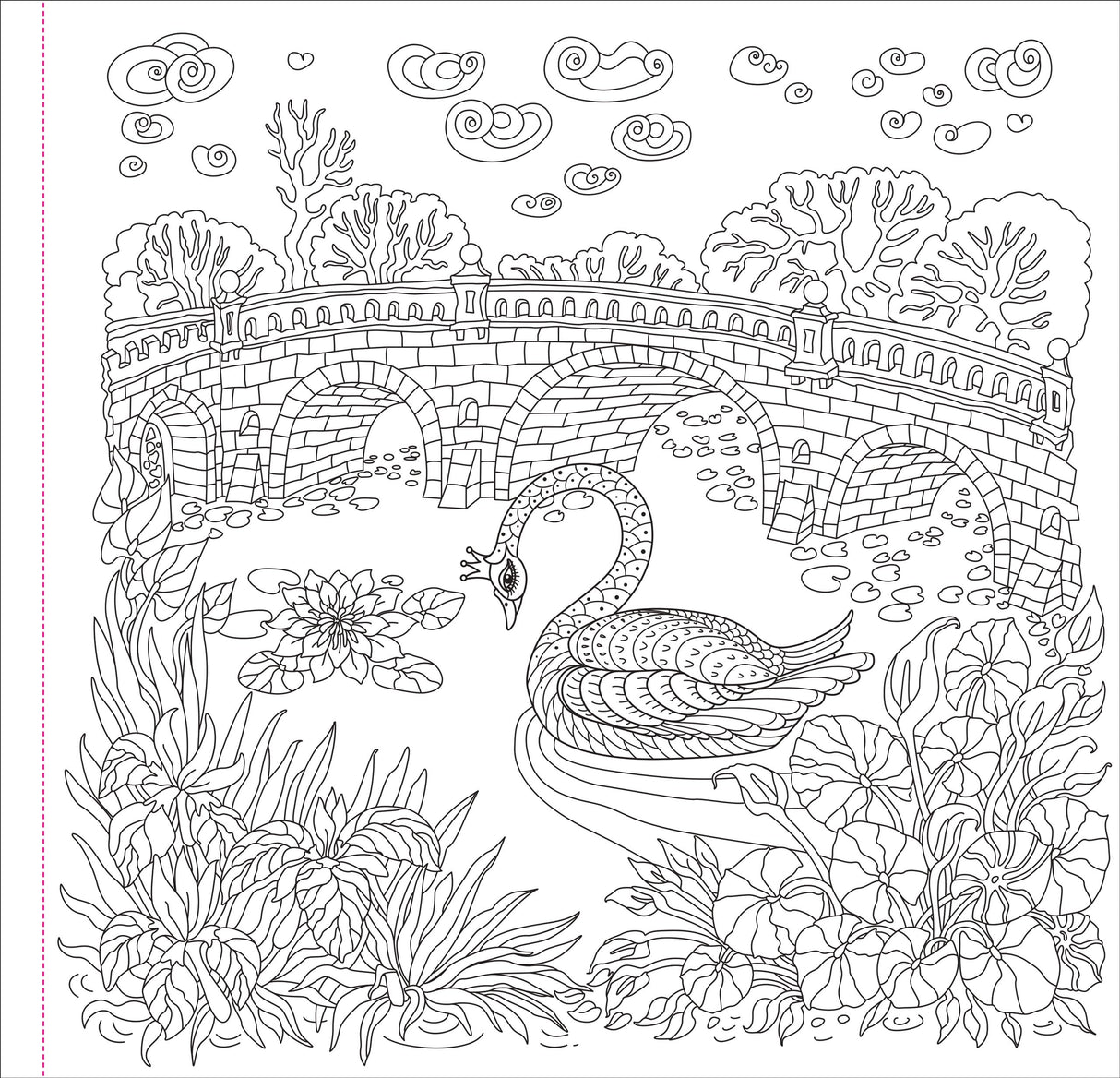 Enchanted Kingdom Adult Coloring Book (31 one-sided designs on thick paper) (Artist's Coloring Books) PETER PAUPER PRESS