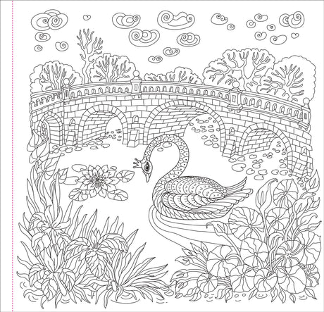 Enchanted Kingdom Adult Coloring Book (31 one-sided designs on thick paper) (Artist's Coloring Books) PETER PAUPER PRESS