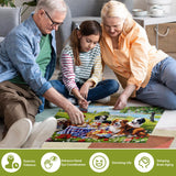 500 Pieces Puzzles for Adults–Dogs Jigsaw Puzzle for Adults Children Elderly–Recycled Paper Puzzle 500 Pieces–Challenging Family Activity Game Gift for Family Friends Men Women Seniors (21x15in) Jeacirio