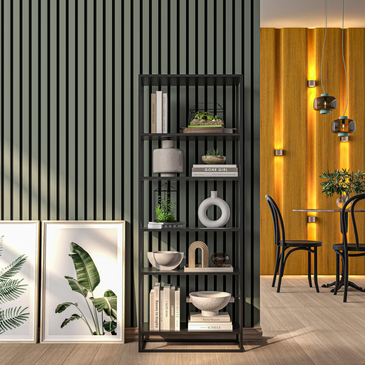 2 Pack - 94” L x 12.6” W Soundproof Acoustic Wood Wall Panels, 3D Slat Paneling, Decorative Panels for Walls and Ceilings, Acoustic Panels for Interior Design (Alamosa Green) Generic