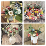 Tiyard 18pcs Eucalyptus Stems Artificial Eucalyptus Leaves Stems Artificial Fake Flowers for Home Office Flowers Bouquet Centerpiece Wedding Decoration Christmas Decor 2024 Tiyard