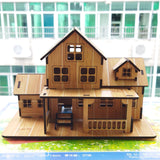 3D Wooden Puzzles Little House Building Model Kits for Adults, 7.9"*4.7"*5.5", 3D Jigsaw Brain Teaser Puzzles, Log Cabin Model Kits Wooden Hut Model (1PCS) MPIUET