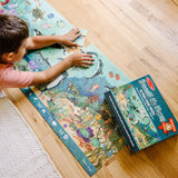 Melissa & Doug Search and Find Beneath the Waves Floor Puzzle (48 pcs, over 4 feet long) - FSC Certified Melissa & Doug