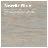 Rubio Monocoat Wood Stain & Finish 65 ft² - Nordic Blue | Oil Plus 2C | Quick-Dry, Eco-Friendly Linseed Wood Oil for Indoor Use, Includes Accelerator (Part B) | Protector | 130 ml Rubio Monocoat