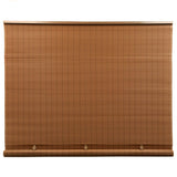 Radiance - Outdoor Roll-up Shades for Porch or Patio Privacy Screen, Roll-up PVC Blinds for Windows, Woodgrain, 36" W x 72" L Radiance