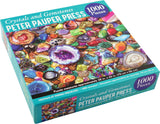 PETER PAUPER PRESS Crystals and Gemstones 1000 Piece Jigsaw Puzzle PETER PAUPER PRESS