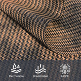 VICLLAX Shade Fabric Sun Shade Cloth Privacy Screen with Grommets for Patio Garden Pergola Cover Canopy 10x20 FT, Mocha VICLLAX