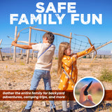 Adventure Awaits - 2-Pack Handmade Wooden Bow and Arrow Set - 20 Wood Arrows and 2 Quivers - for Outdoor Play Adventure Awaits!