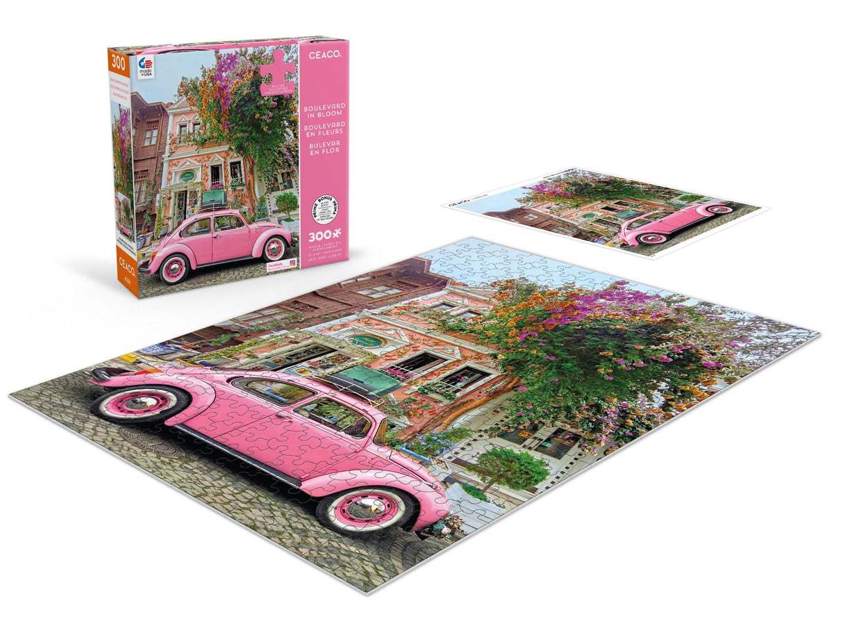 Ceaco - Scenic Photography - Boulevard in Bloom - 300 Piece Jigsaw Puzzle Ceaco