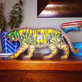 Generic Wooden LED 3D Tiger/Big Cat Animal LED Home Decor Night Light for Home- Wooden Animal Crafts/Figurines/Statues, Dog1_LED Generic