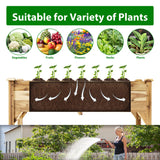 PrimeZone 2PCS 48 x 24 x 30 in FSC-Certified Acacia Wood Raised Garden Bed - Elevated Planter Box with Legs, Plant Stand Outdoor for Herbs, Vegetables, Flowers in Backyard, Patio, Balcony, Gardening PrimeZone