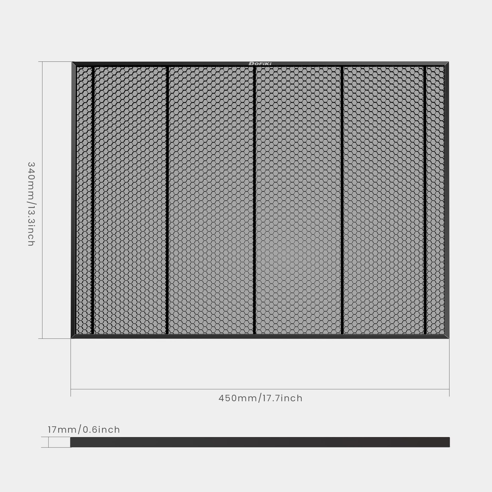 Dofiki Honeycomb Laser Bed for Wecreate Vision Laser Engraver, Honeycomb Tray Designed for Vision Laser Cutter (330 x 450mm) - WoodArtSupply