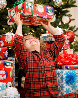 American Greetings 175 sq. ft. Reversible Kids Christmas Wrapping Paper, Santa and Snowflakes (1 Jumbo Roll 30 in. x 70 ft.) American Greetings