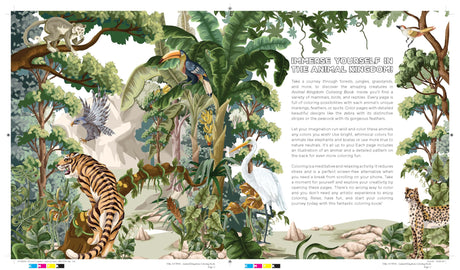 Animal Kingdom Coloring Book: Color Nature's Most Remarkable Creatures - Over 100 Pages to Color! (Chartwell Coloring Books) WoodArtSupply