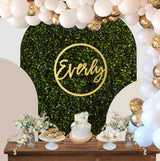 Custom Round Wood Name Sign - Personalize with Name - 3 Sizes" 12, 18, 24 inches wide – Baby Shower, Birthday Party, Nursery Decor- Made by Lavender Generic