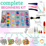 Athena's Elements Embroidery Floss - 276pcs Embroidery Thread and Accessories - Colors are Labeled with Std Codes - Perfect Thread for Cross Stitch, Hand Embroidery Athena's Elements