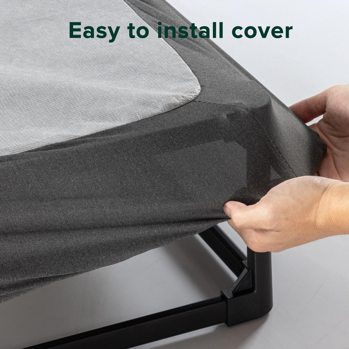 ZINUS 9 Inch WonderBox(TM) Smart Box Spring, Quick Assembly Mattress Foundation, Durable Metal Frame, King, Grey ZINUS