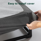 ZINUS 9 Inch WonderBox(TM) Smart Box Spring, Quick Assembly Mattress Foundation, Durable Metal Frame, King, Grey ZINUS