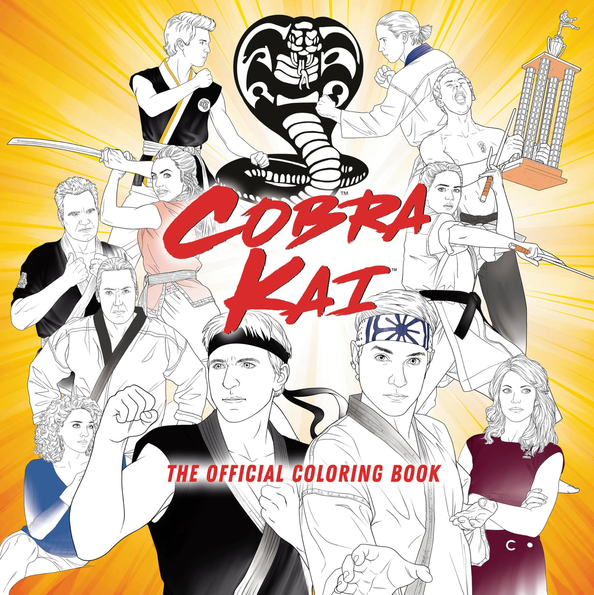 Cobra Kai: The Official Coloring Book WoodArtSupply