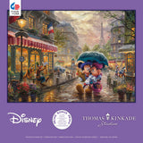Ceaco - Thomas Kinkade - Disney - Mickey & Minnie in Paris - 1000 Piece Jigsaw Puzzle Ceaco