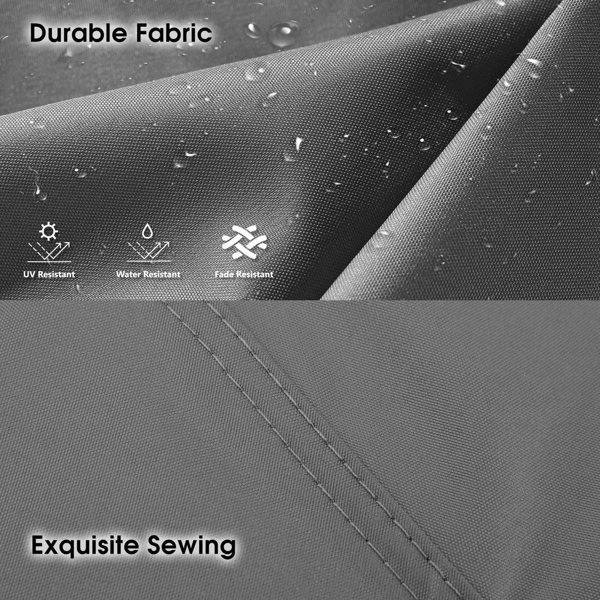 MASTERCANOPY Grill Gazebo Replacement Canopy Top for Model L-GG001PST-F (Gray) MASTERCANOPY