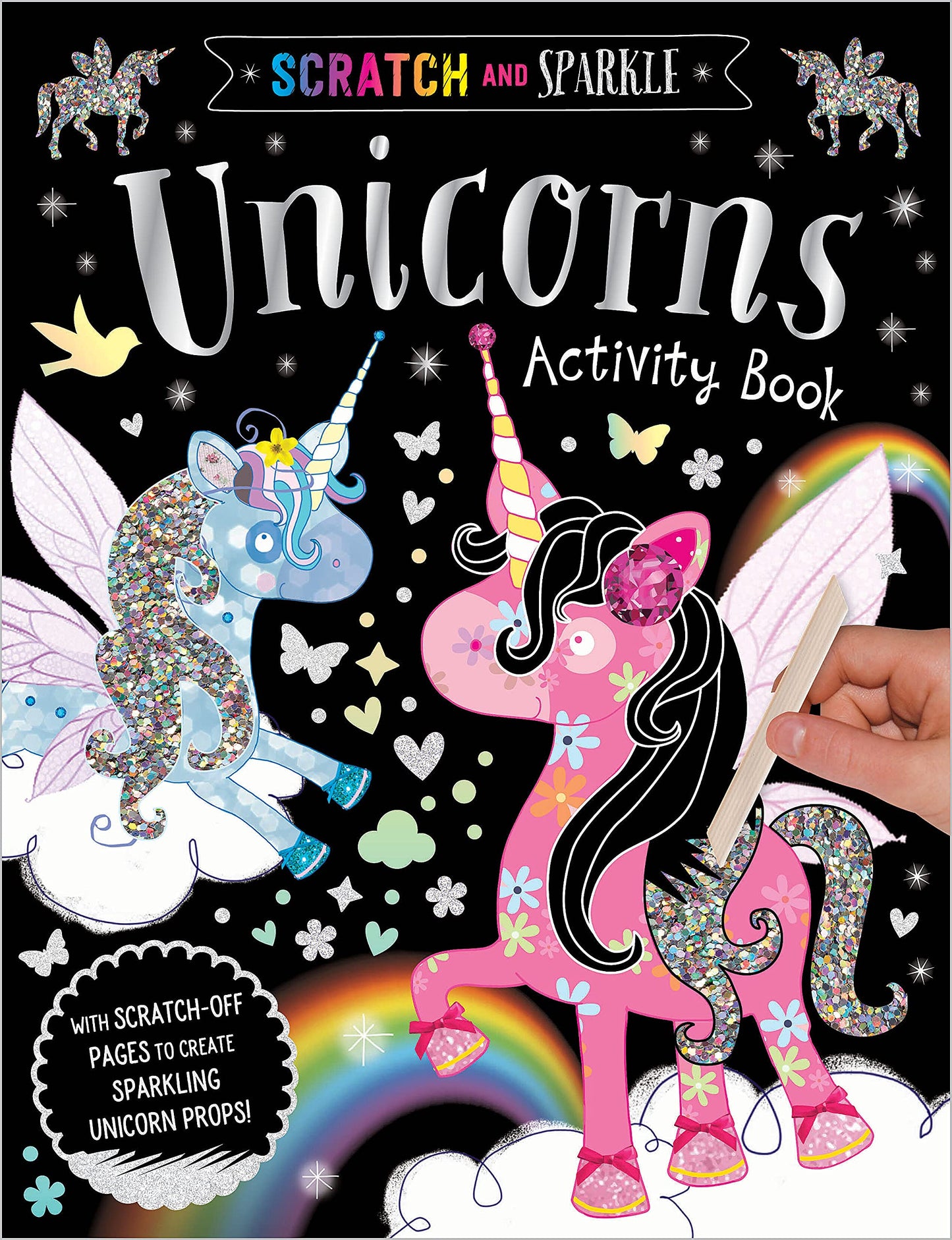 Scratch and Sparkle Unicorns Activity Book