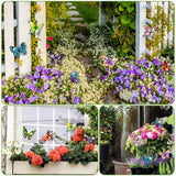 Wivico 8 Pcs Butterfly Diamond Art Kits for Adults,Small Butterfly Stakes Diamond Painting Craft for Garden Home Decoration Wivico