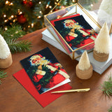 Hallmark Boxed Christmas Cards, Classic Santa Claus (40 Cards and 40 Envelopes) Magic, Wonder, Laughter, Fun Hallmark