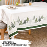 Folkulture Christmas Tablecloth or Dining Table Cover, 60 x 72 Inches, 100% Cotton Rectangle Tablecloth or Green Table Cloth for Christmas Decorations, Long Table Cloth Rectangle, (A Christmas Story) Folkulture
