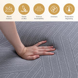 EGOHOME 14 Inch King Mattress, Copper Gel Memory Foam Mattress for Pain Relief, Therapeutic Mattress in a Box, CertiPUR-US Certified, Fiberglass Free Medium Mattress, Black MLILY