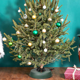 Blissun Christmas Tree Stand with Water Reservoir, Fast Clamp, Foot Pedal, Water Level Indicator, Fits up to 8FT Real Trees Blissun