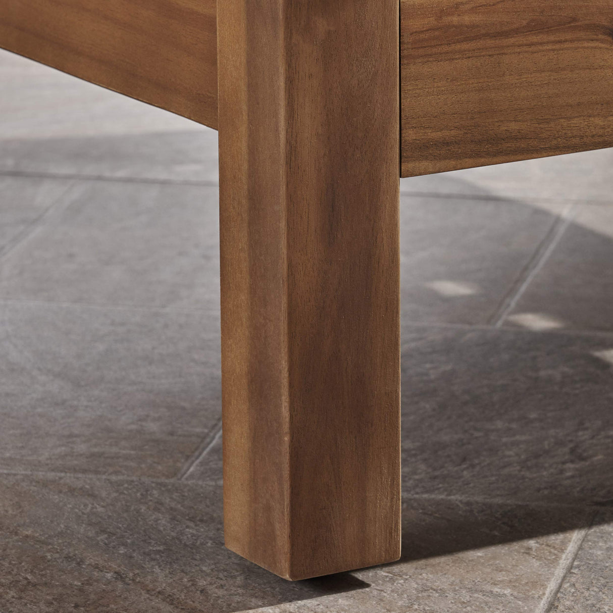 GDFStudio Louise Outdoor Acacia Wood Club Chairs with Cushions (Set of 2), Teak Finish and Beige GDFStudio