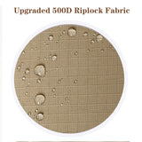 SCOCANOPY Beige Ripstop Replacement Cover Fit for Home Depot Hampton Bay Pergola # GFM00467F,GFM00469A SCOCANOPY