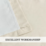 Homechoice Decor Thermal Insulated Blackout Window Curtains, 52" W x 96" L x 2 Panels, Boho Ruched Window Treatments with 3 Rows of Butterfly Flowers, Rustic Rod Pocket Drapes for Room, Camel (LQ-30) Homechoice Decor