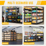 Hymnxemo 6-Tier Heavy Duty Shelves 3000lb Capacity, Adjustable Metal Garage Storage Rack for Basement Warehouse, Easy Assembly, Size 47.2''W×23.6''D×77''H Hymnxemo