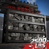 Snhomee 60.1" W Storage Shelves Extra Wide Metal Shelving 2500LBS Garage Shelving Adjustable 4 Tier Garage Shelves Industrial Metal Shelf for Basement Warehouse Shop 60.1" W x 24.1" D x 60" H Snhomee