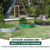 Land Guard 6ft Metal Raised Garden Bed，2 Pcs Galvanized Planter Raised Beds for Vegetables………… Land Guard