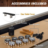 Barrington Billiards 11' Aurora Outdoor Shuffleboard Table with Scratch-Resistant Playfield and 8 Puck Set Barrington Billiards