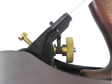 Taytools 469607 Jack Smoothing Bench Hand Plane #5, 14-1/4 Inch Sole, Ductile Cast Body, Lapped Sides and Bottom, Blade RHC 55-60, Sapele Handle and Tote Taytools
