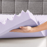 Best Price Mattress 3 Inch Egg Crate Memory Foam Mattress Topper with Soothing Lavender Infusion, CertiPUR-US Certified, Dorm Essentials, Twin Best Price Mattress