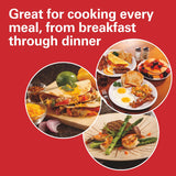 Hamilton Beach 3-in-1 Electric Indoor Grill + Griddle, 8-Serving, Reversible Nonstick Plates, 2 Cooking Zones with Adjustable Temperature (38546), Black Hamilton Beach