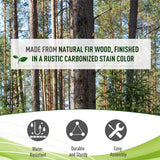 Outsunny 79in Wooden Garden Arbor Arch Trellis with Classic Countryside Style, Pergola Style Roof for Climbing Vines for Ceremony Party Weddings Outsunny