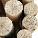 Backyard X-Scapes Natural Eucalyptus Wood Solid Log for Garden Border Edging Landscaping Borders Lawn 72 in L x 12 in H x 1.25 in D Backyard X-Scapes