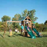 Swing-N-Slide WS 8350 Willows Peak Deluxe Swing Set, Wood Swing-N-Slide