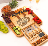 Personalized Charcuterie Board Gifts Set, Custom Large Cheese Board, Charcuterie Board for Wedding, Anniversary, Birthday, Housewarming, Engagement, Party, New Home Gift Couple, Fathers Day, Christmas Generic