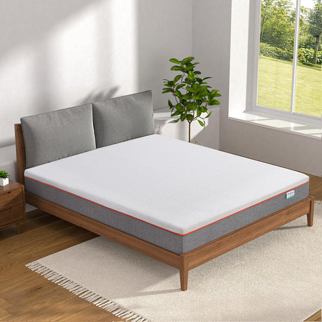 VECELO Charcoal Infused Memory Foam King Mattress 8 Inch, Medium Firm King Size Bed Mattress with Washable Cover for King Bed Frame, Pressure Relieve, Fresh Cooling Comfort VECELO